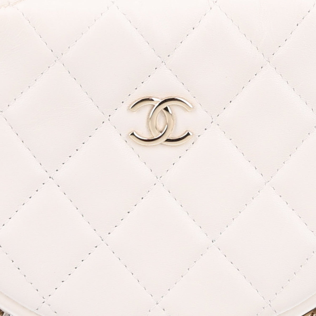 Quilted Lambskin Hobo Bag - White