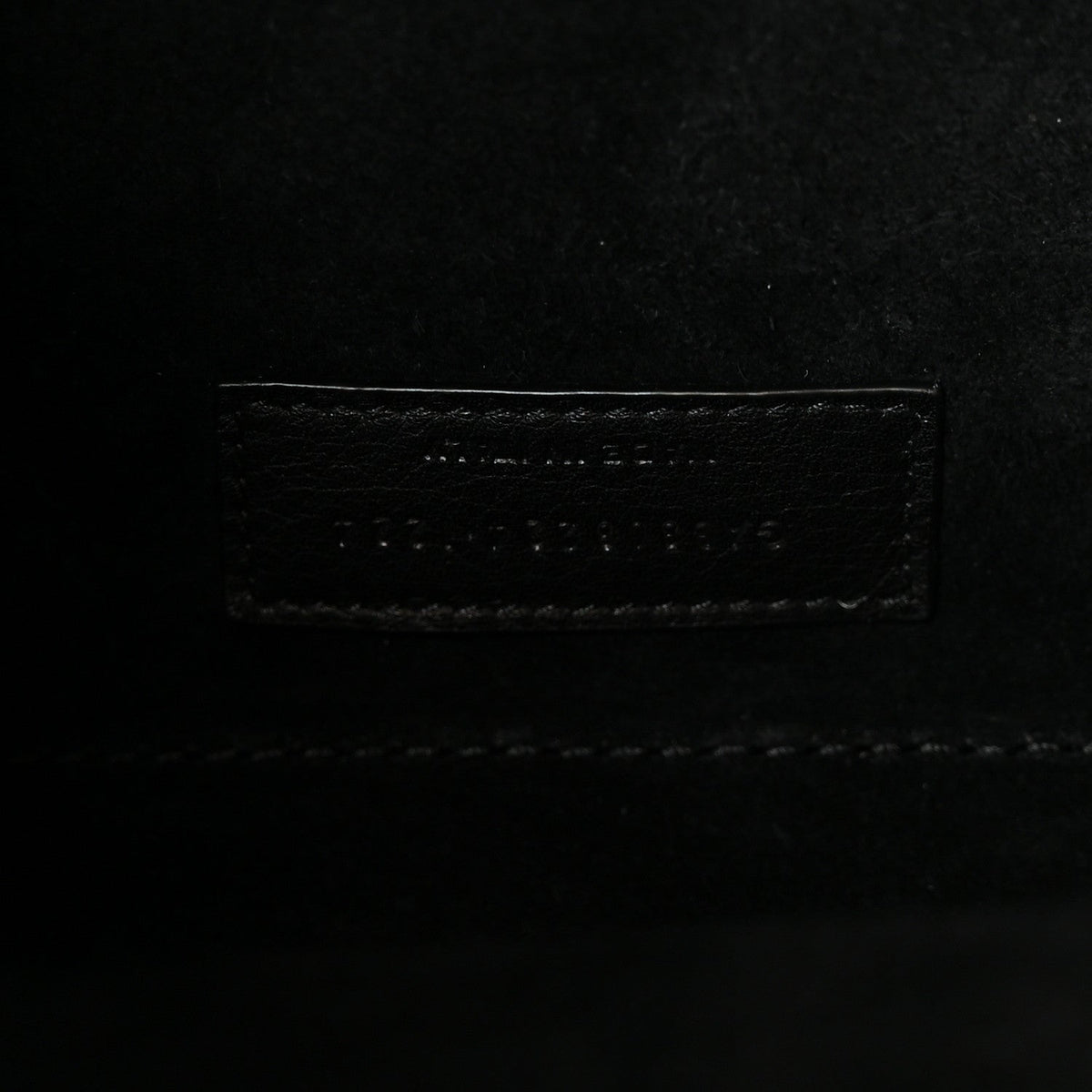Small Calfskin Bucket Bag - Black