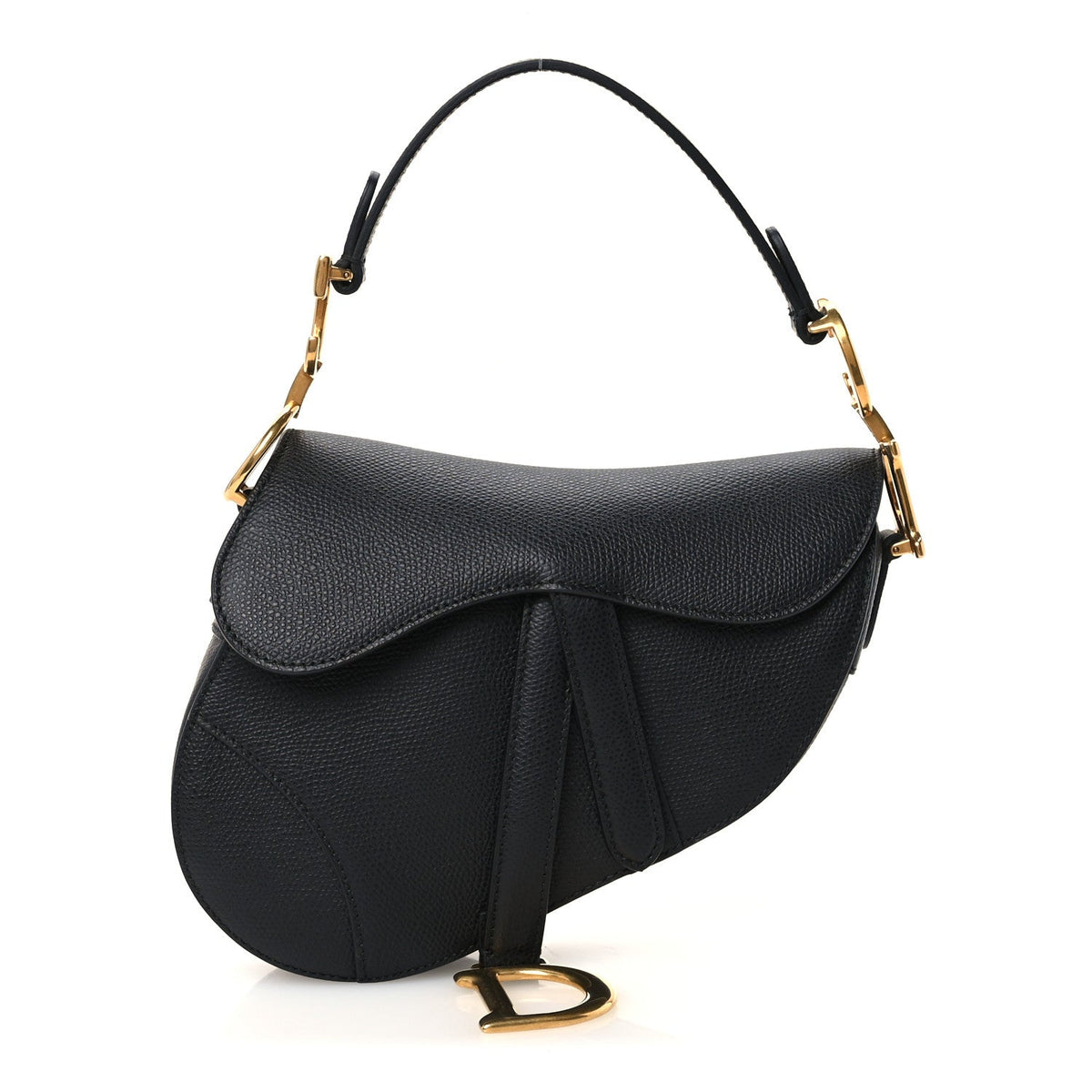 Mini Calfskin Handbag - Black
