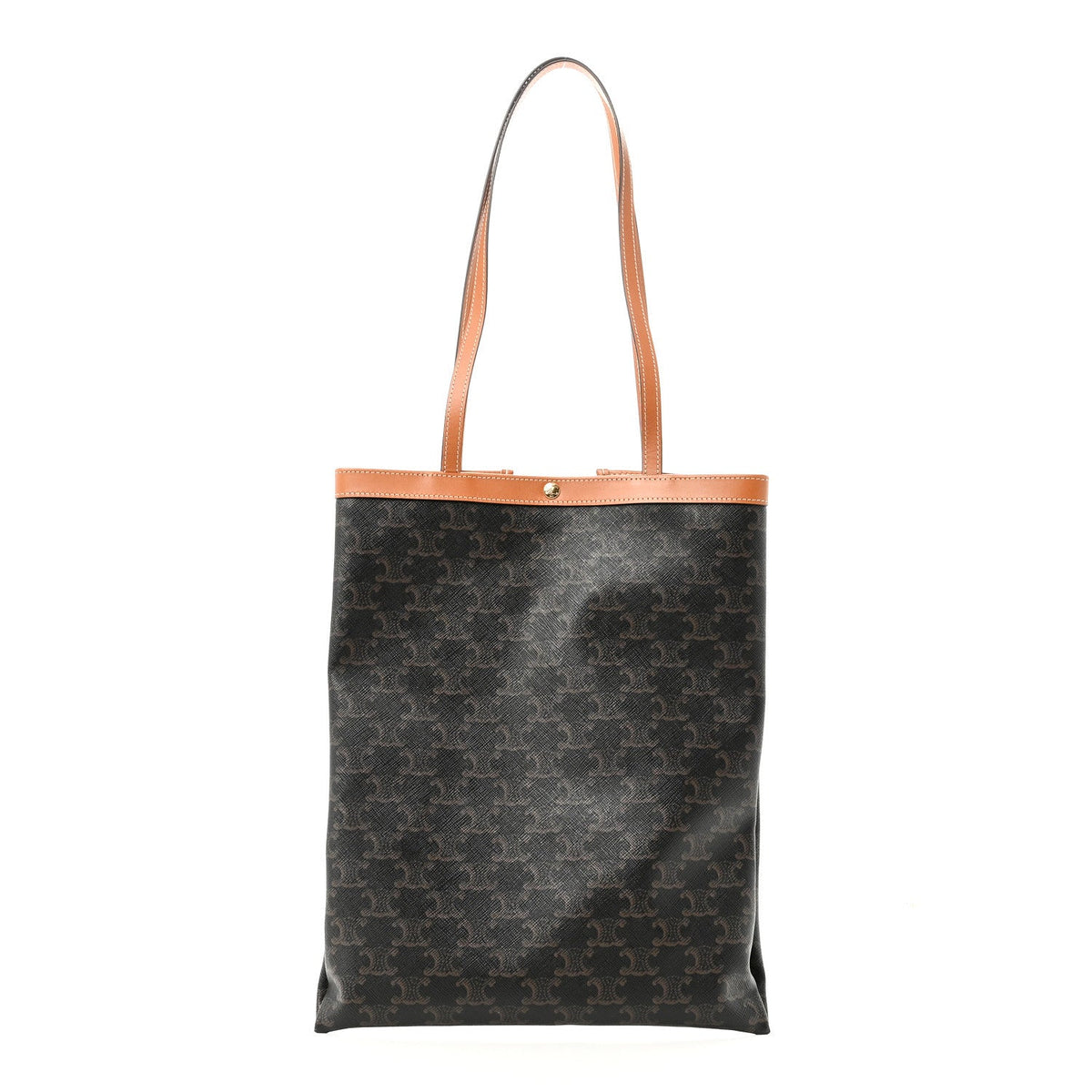 Calfskin Canvas Tote Bag