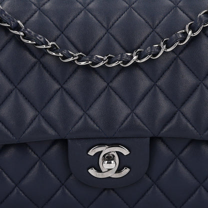 Medium Quilted Lambskin Flap Shoulder Bag