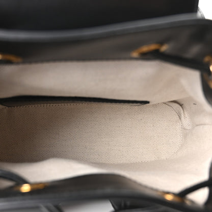 Calfskin Backpack - Black