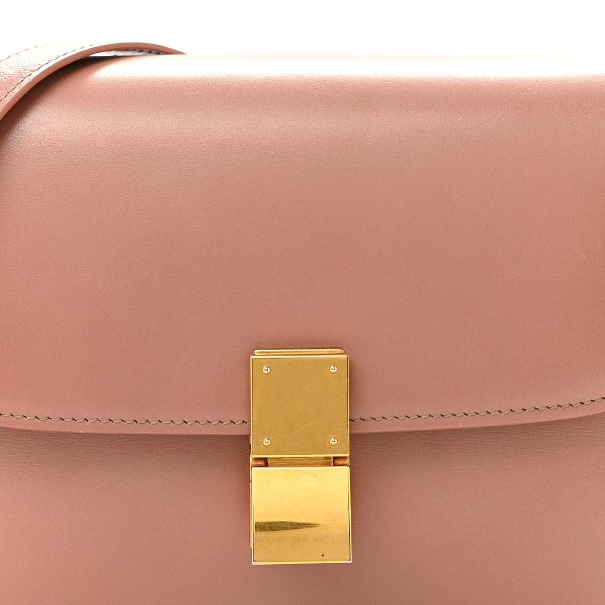 Calfskin Flap Shoulder Bag