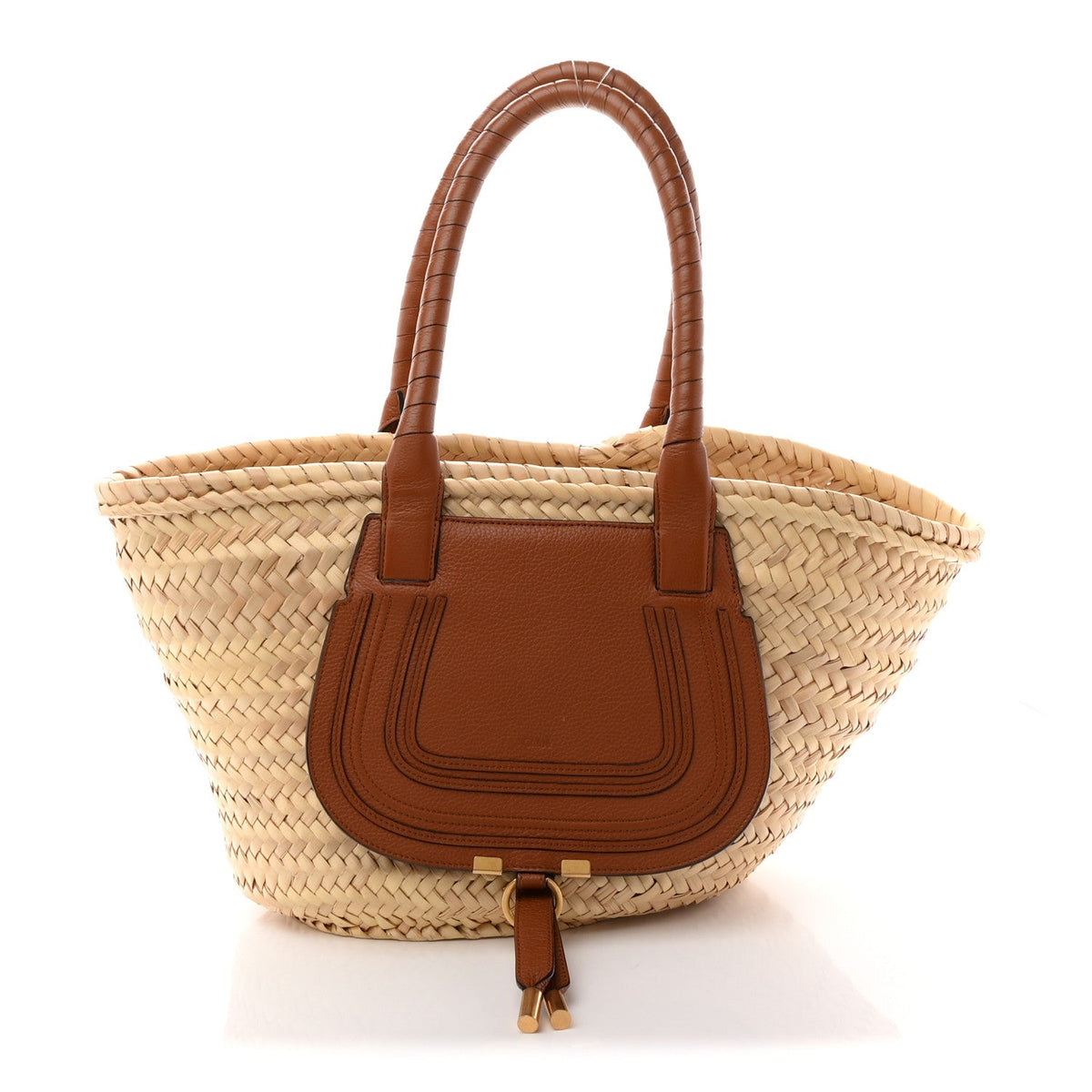Small Calfskin Handbag - Tan