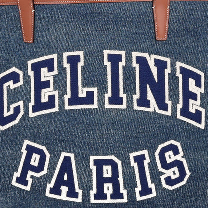 Large Calfskin Tote Bag - Blue