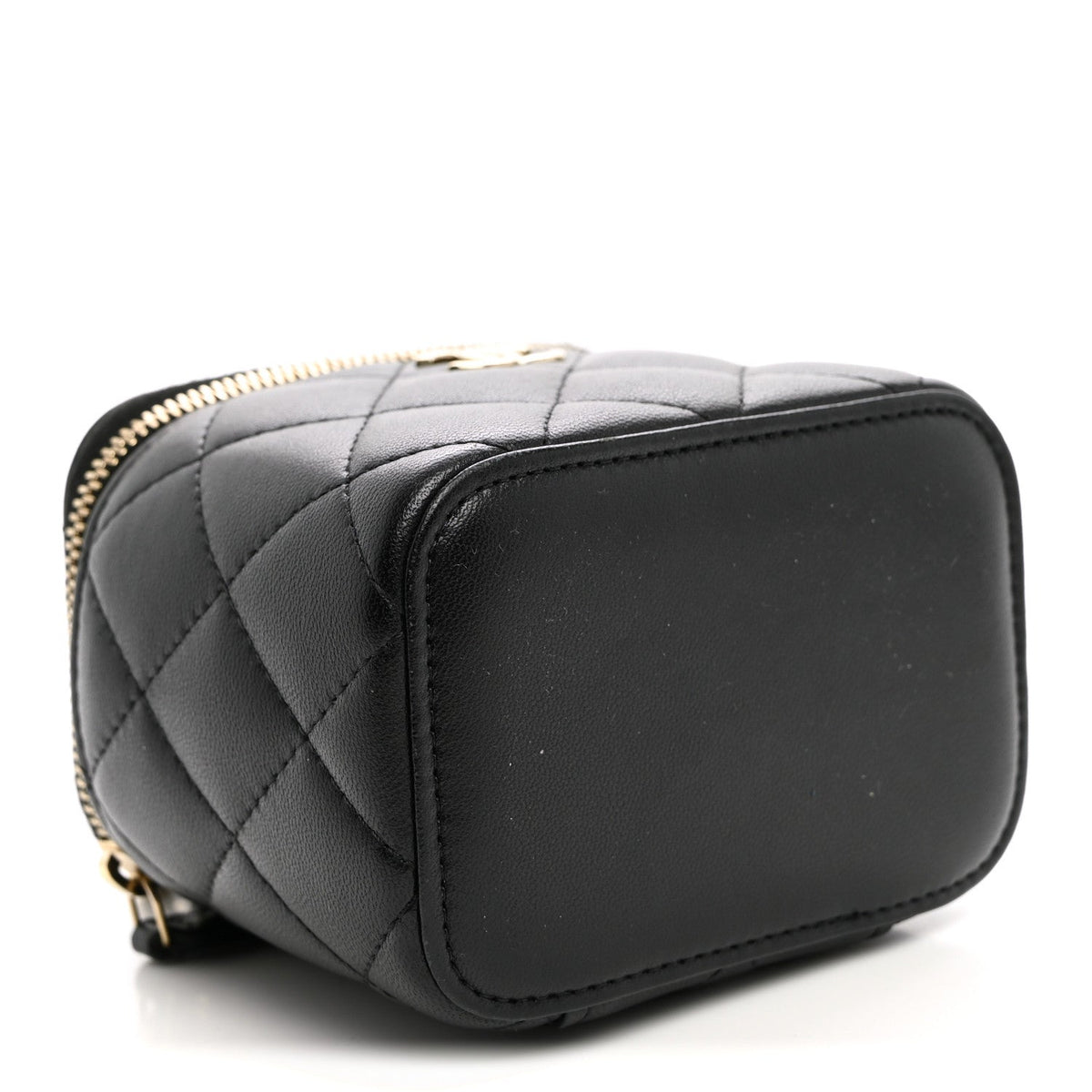 Mini Quilted Lambskin Handbag - Black