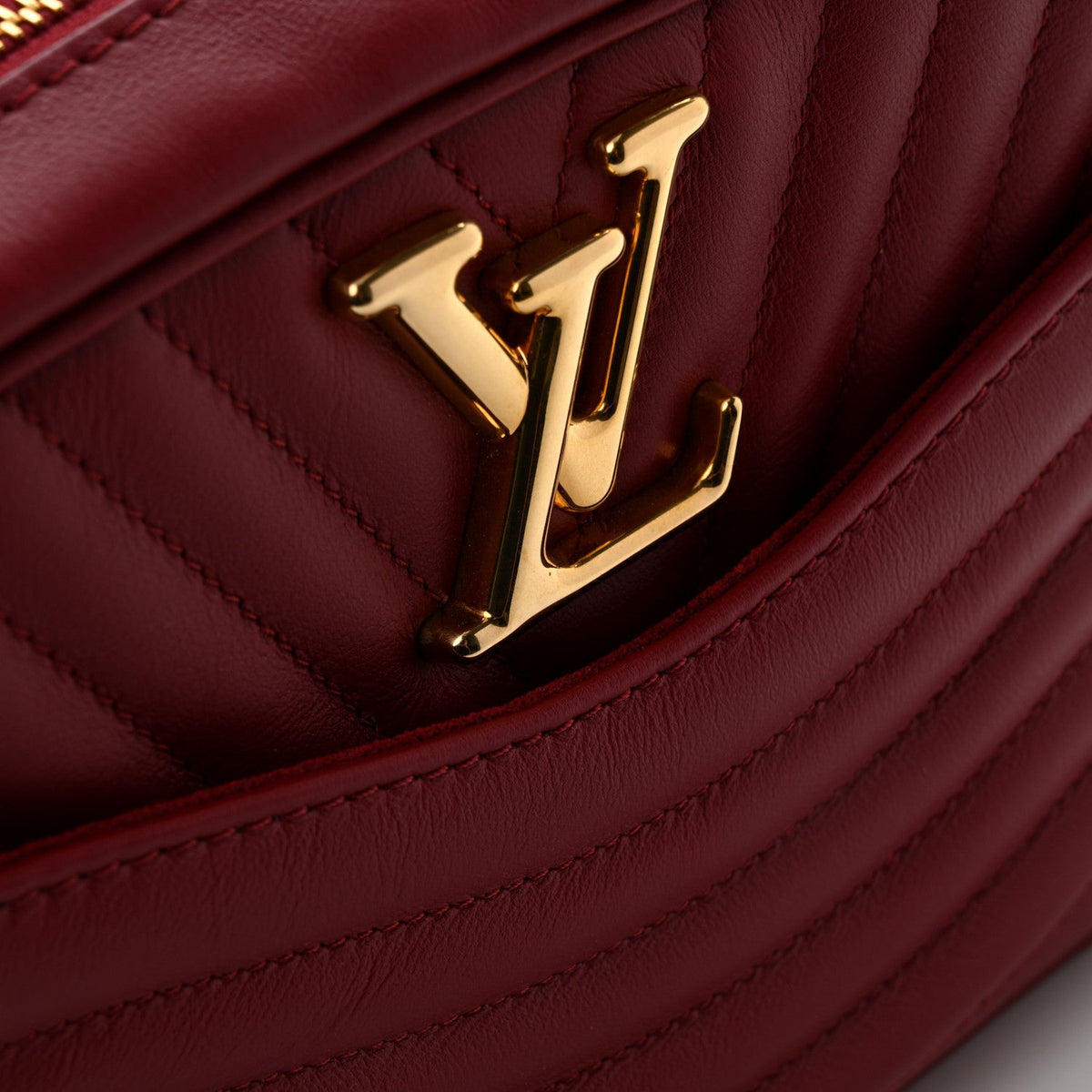 Calfskin Crossbody Bag - Red