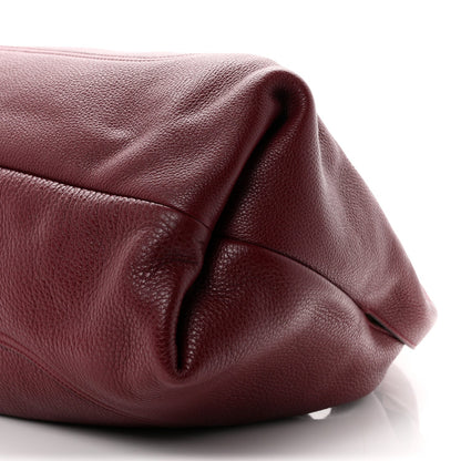 Maxi Calfskin Shoulder Bag - Red