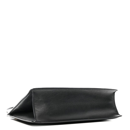 Medium Calfskin Shoulder Bag - Black