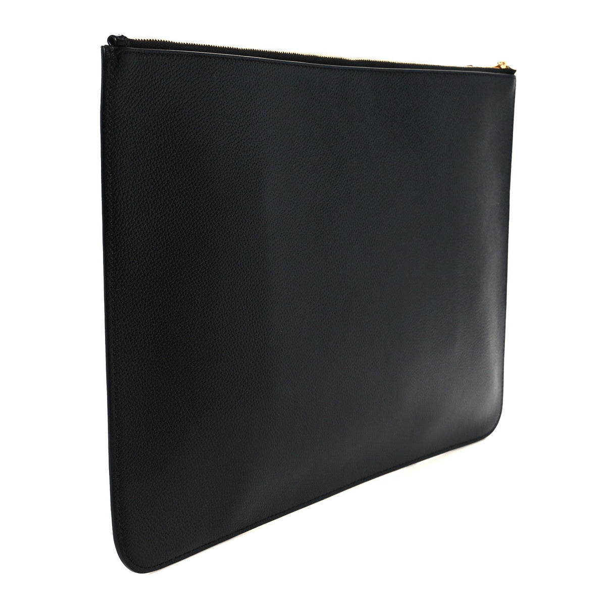 Large Calfskin Pouch - Black