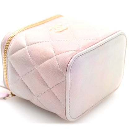 Mini Quilted Lambskin Handbag - Pink