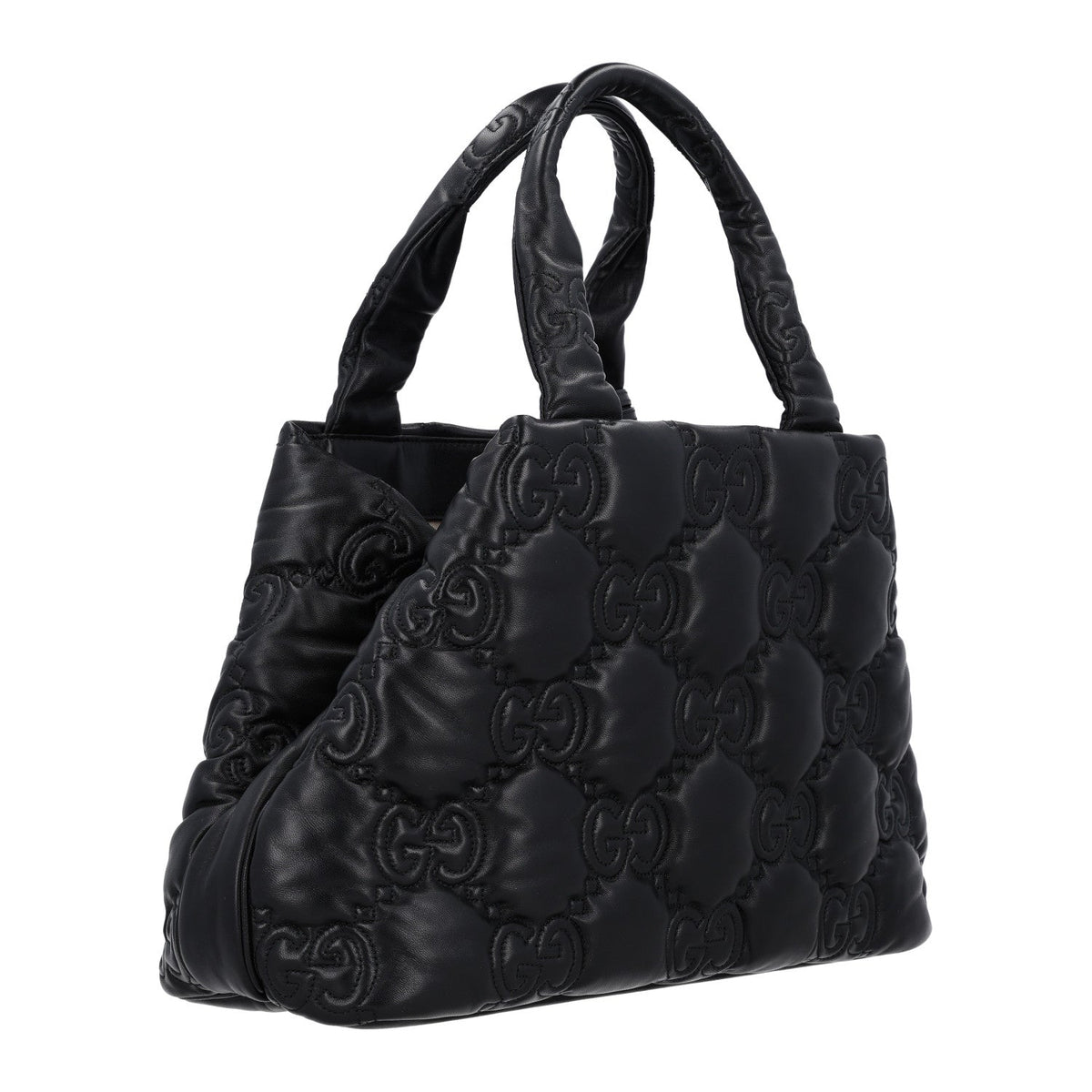 Large Calfskin Tote Bag - Black