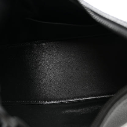 Small Calfskin Hobo Bag - Black