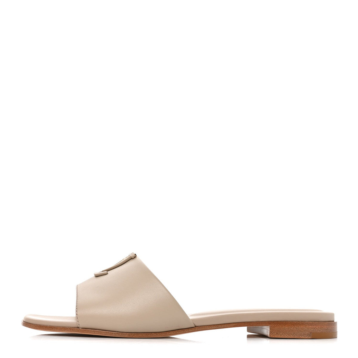 LV Mare Flat Mule Sandals Pebble