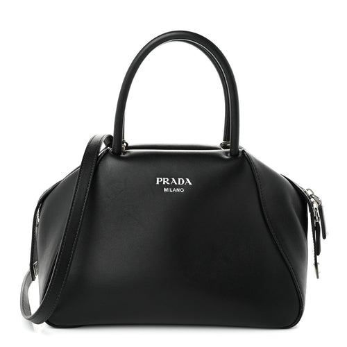 Small Calfskin Handbag - Black
