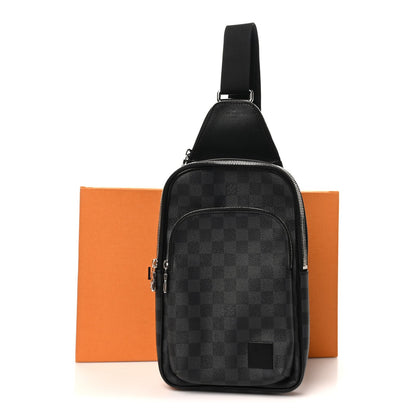 Damier Graphite Avenue Sling Bag Nm Handbag