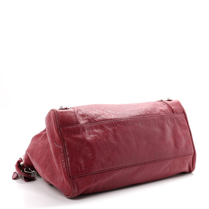 Agneau Giant 12 Silver Hardware Velo Cas Handbag
