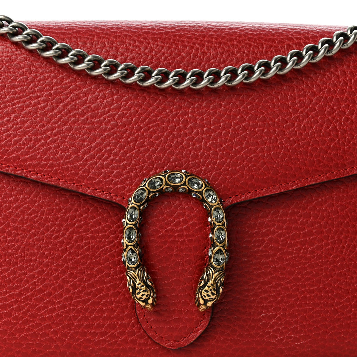 Mini Calfskin Wallet Bag - Red