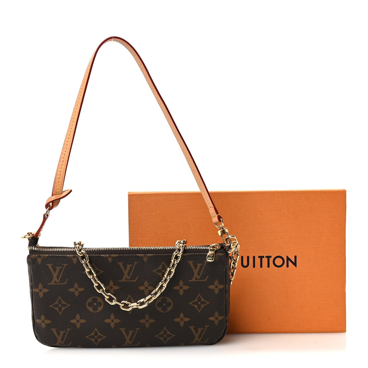 Monogram Chain Pochette Accessories Handbag