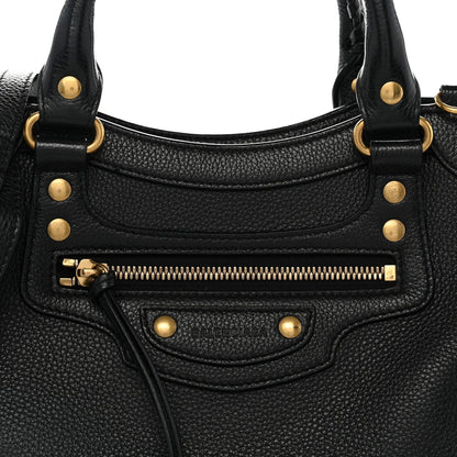 Calfskin Handbag - Gold
