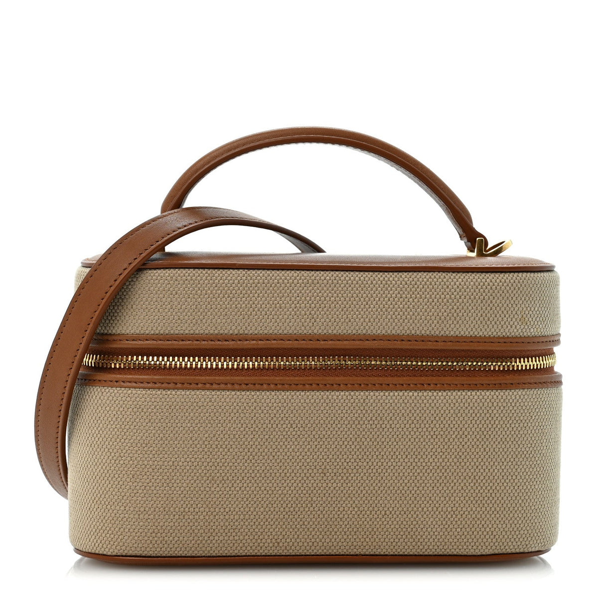 Mini Calfskin Canvas Handbag