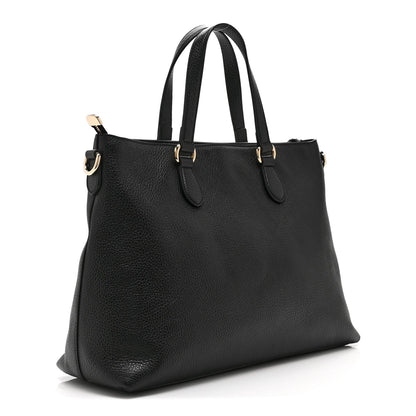 Calfskin Tote Bag - Black