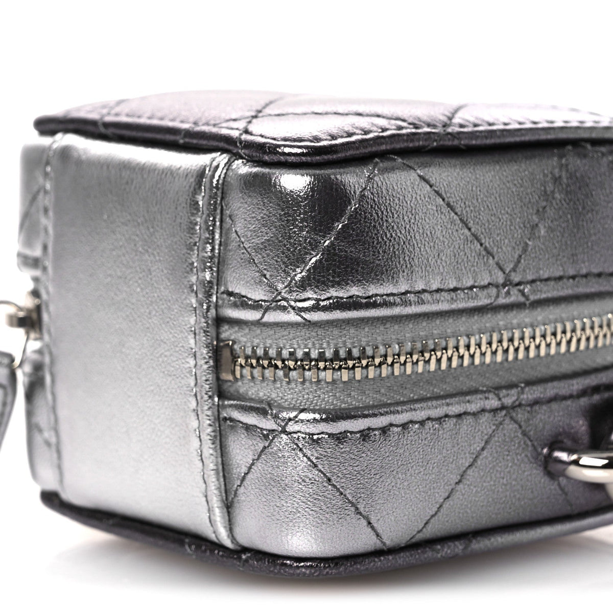 Quilted Lambskin Clutch Bag - Black