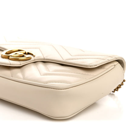 Mini Calfskin Shoulder Bag - White