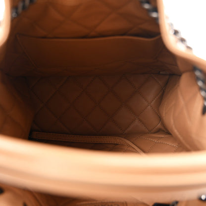 Medium Calfskin Backpack - Beige
