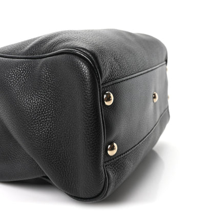 Small Calfskin Tote Bag - Black
