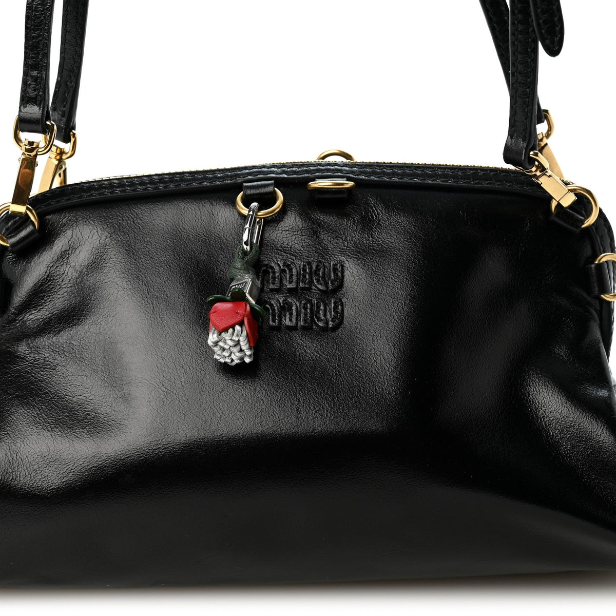 Calfskin Clutch Bag - Black