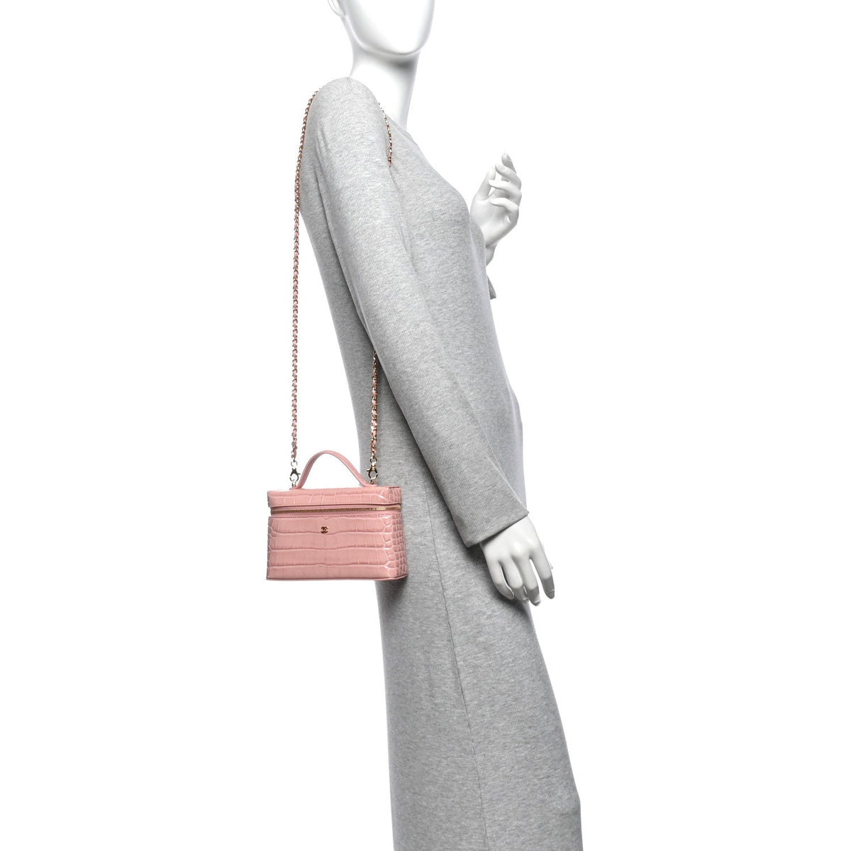Calfskin Handbag - Pink