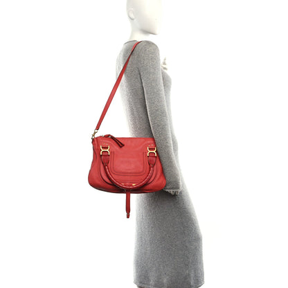 Medium Calfskin Satchel Bag - Pink