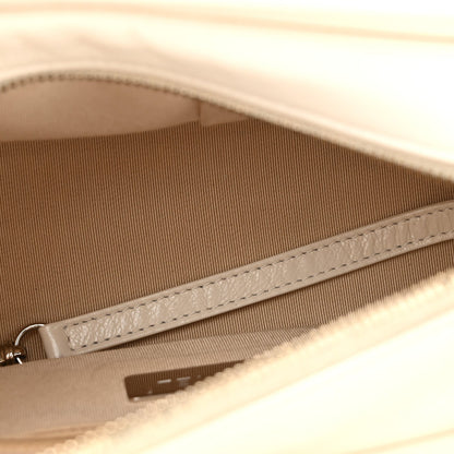 Small Calfskin Hobo Bag - White
