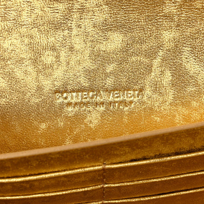 Lambskin Clutch Bag - Gold