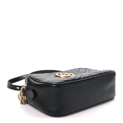 Small Calfskin Shoulder Bag - Black