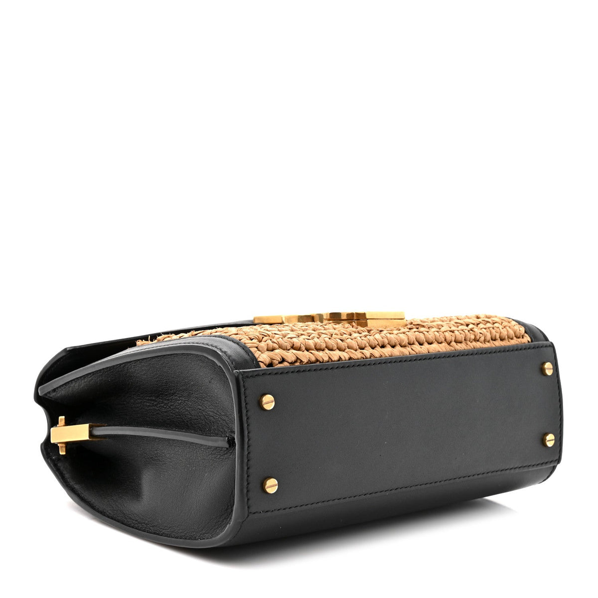 Mini Calfskin Handbag - Black