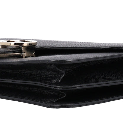 Calfskin Shoulder Bag - Black