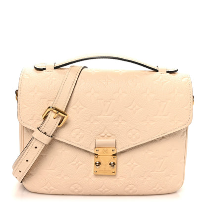 Empreinte Pochette Metis Creme Handbag