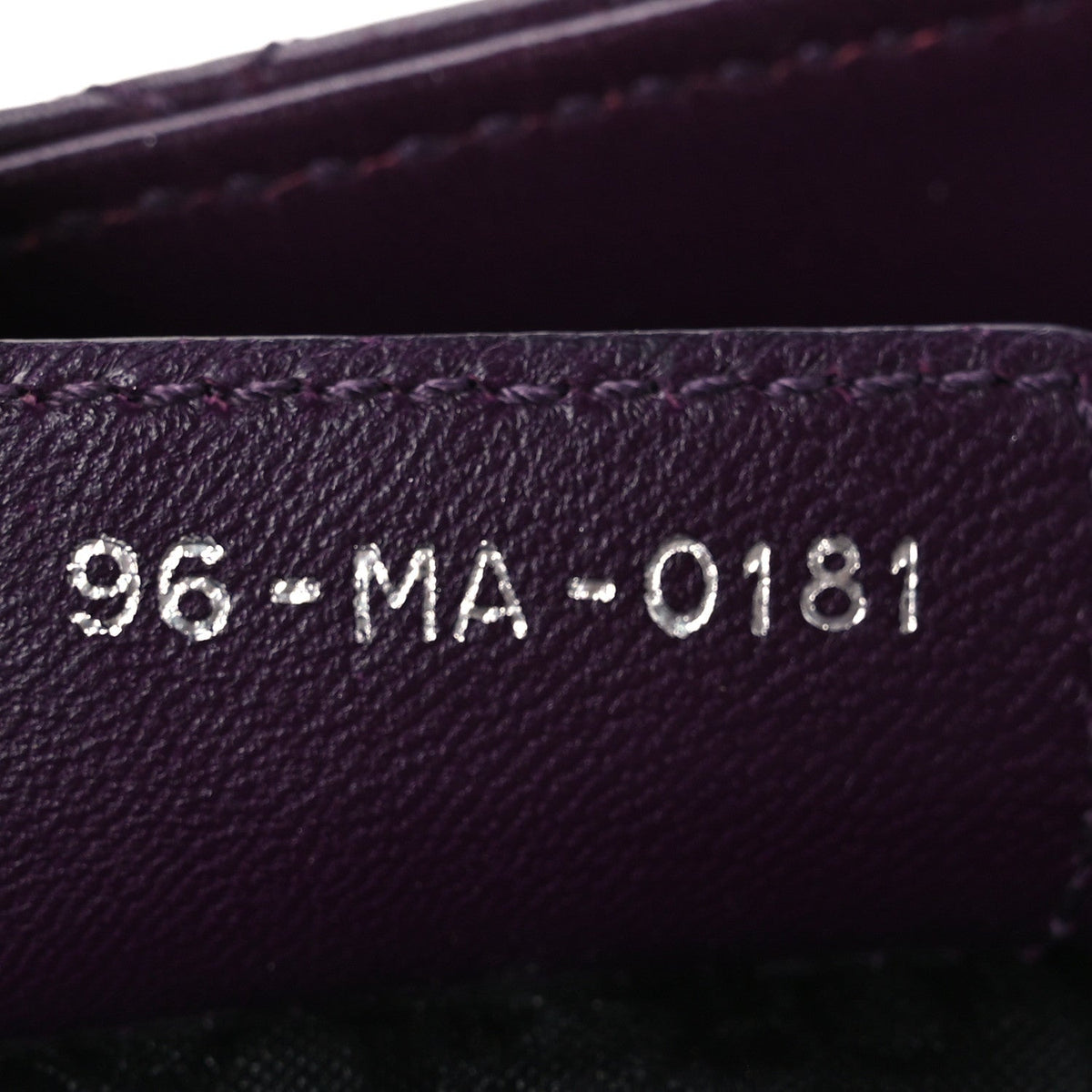Medium Lambskin Handbag - Purple