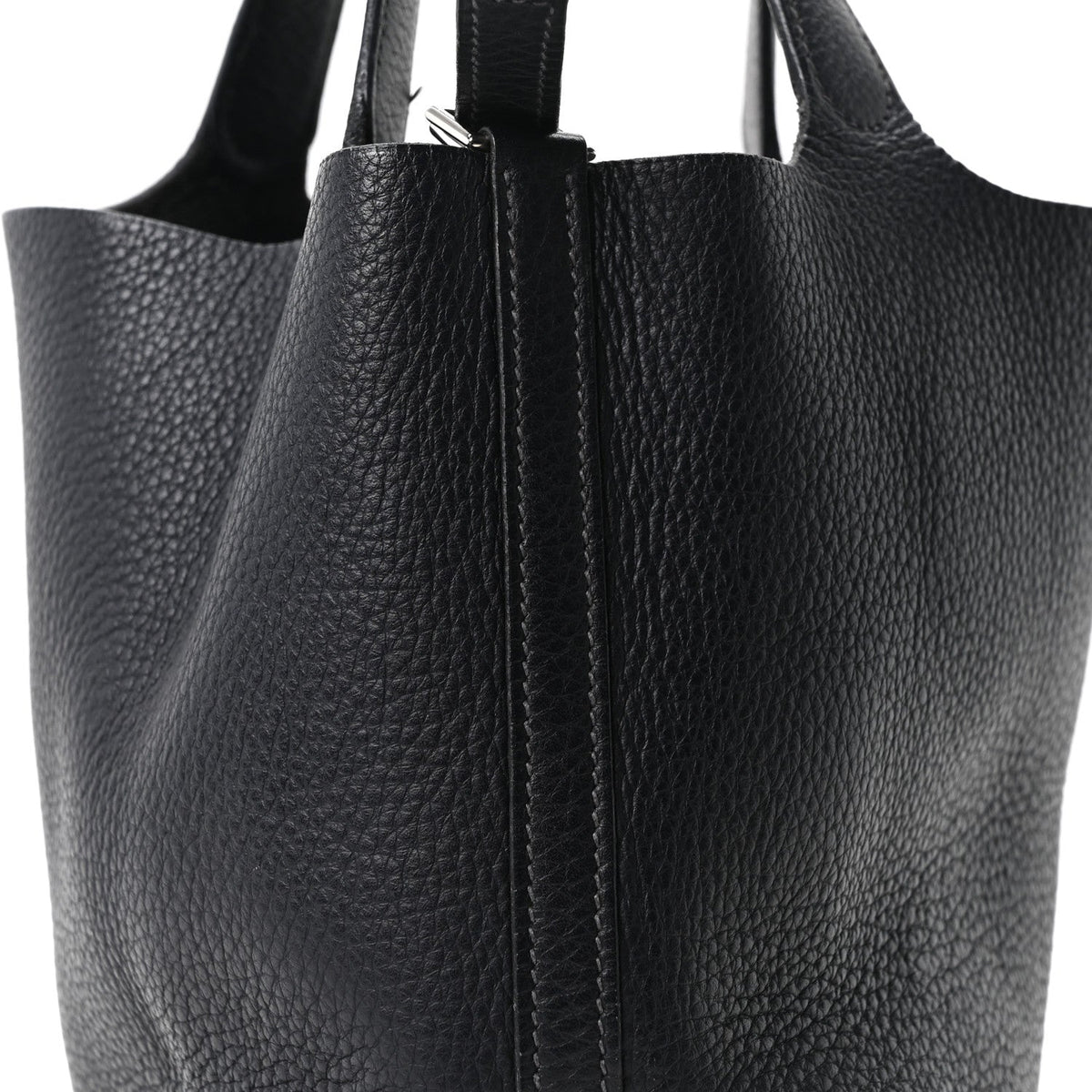 Taurillon Clemence Picotin Lock 18 Pm Bl Handbag