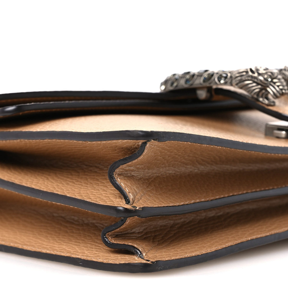 Small Calfskin Shoulder Bag - Natural