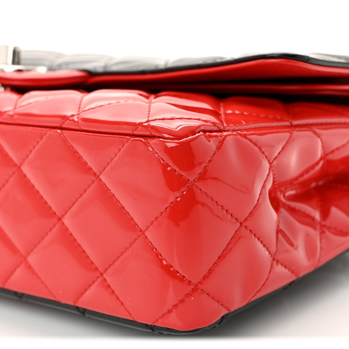 Medium Quilted Calfskin Flap Shoulder Bag - Black