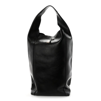 Large Calfskin Hobo Bag - Tan