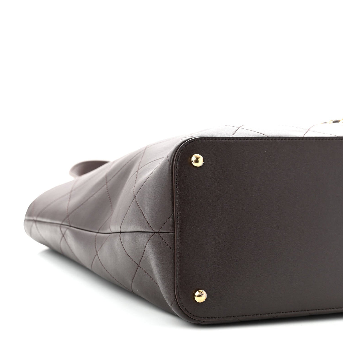 Maxi Calfskin Handbag - Brown