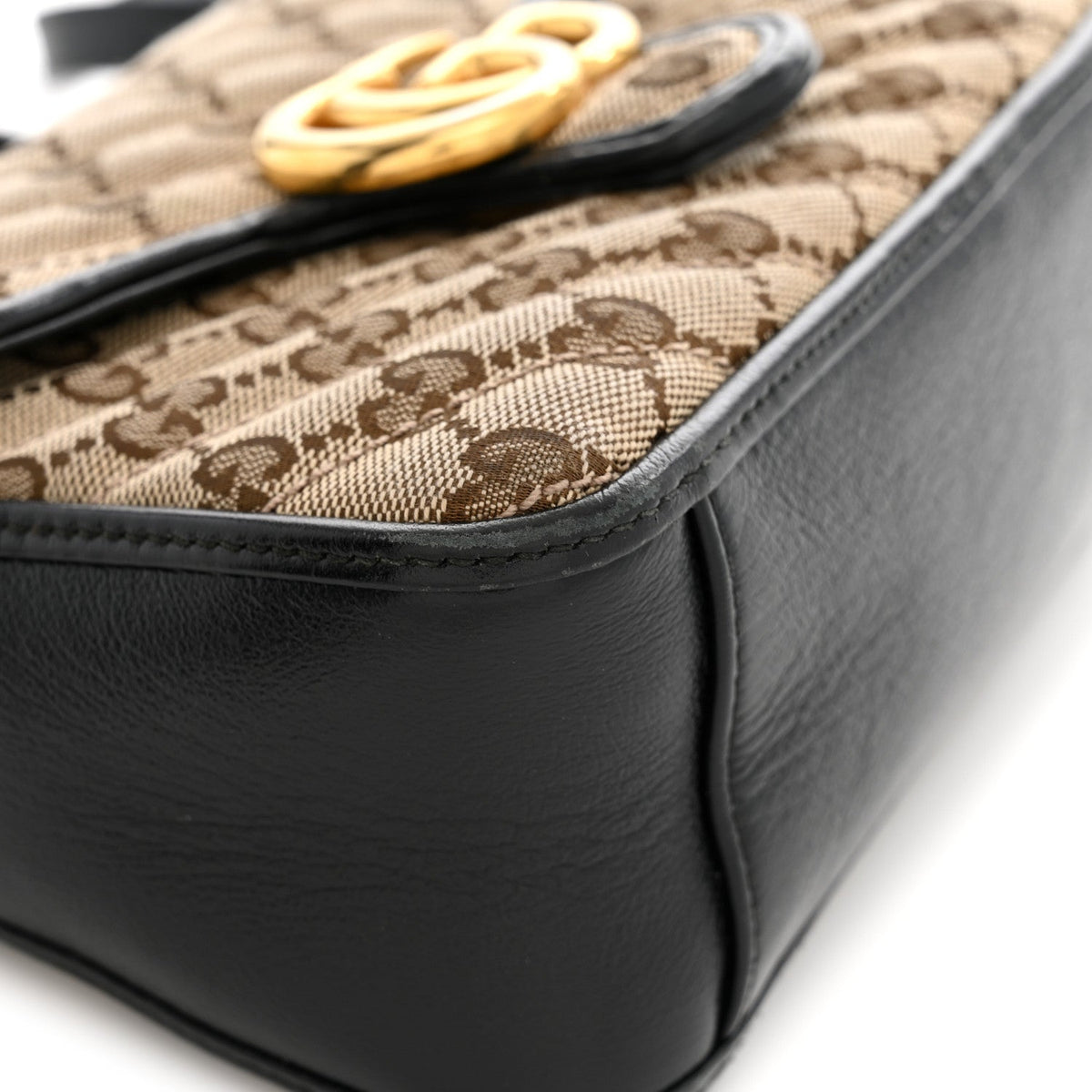 Mini Calfskin Shoulder Bag - Beige