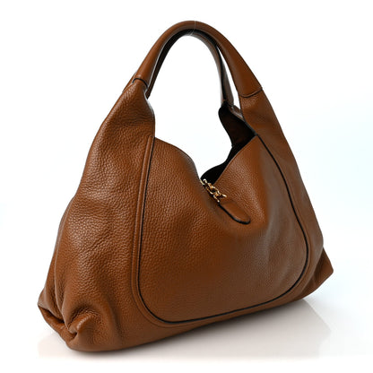 Maxi Calfskin Shoulder Bag - Brown