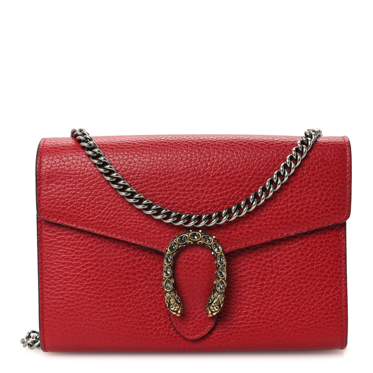 Mini Calfskin Wallet Bag - Red