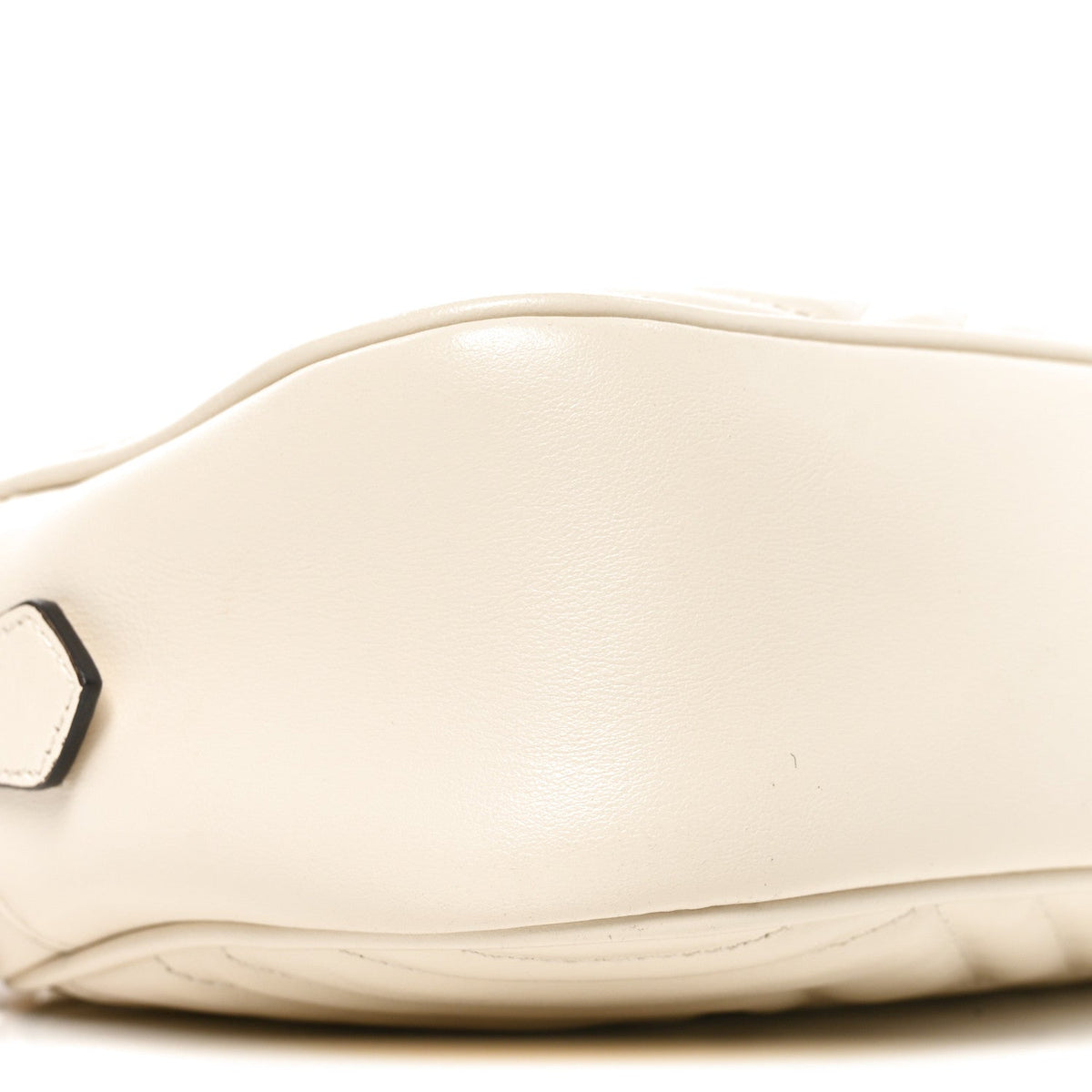 Small Calfskin Shoulder Bag - White