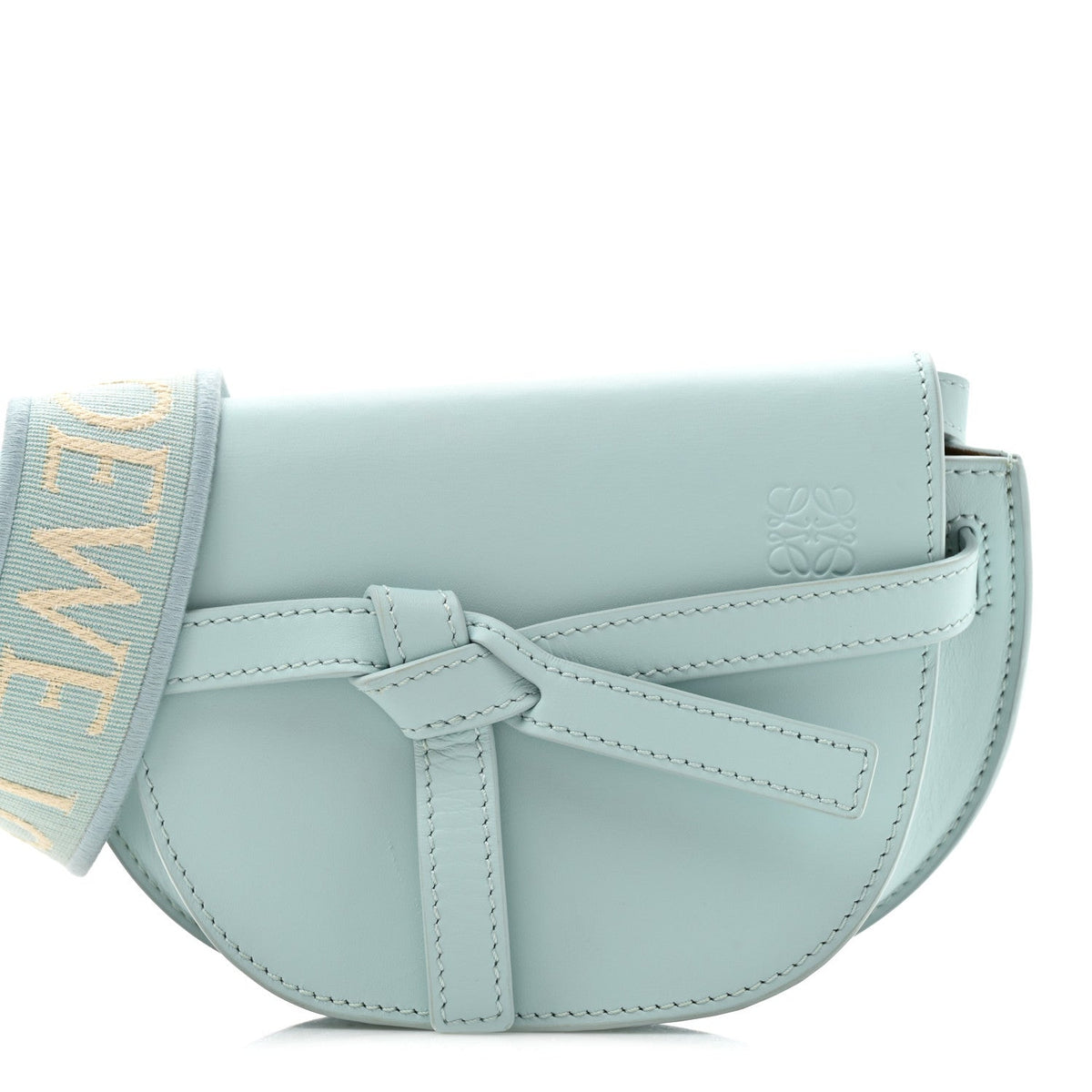 Mini Calfskin Handbag - Blue